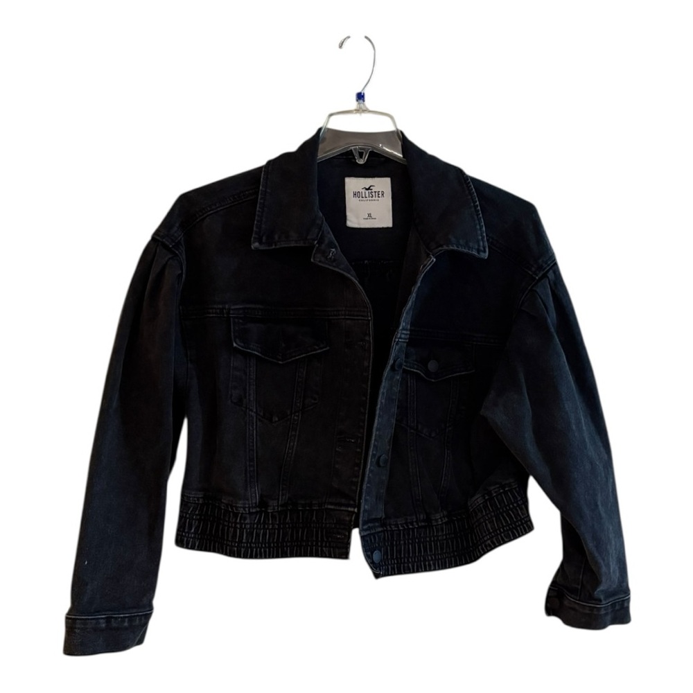 Hollister Black Jean Jacket - Picture 2 of 3